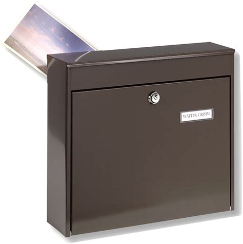 rear access steel post box|rear entry post box.